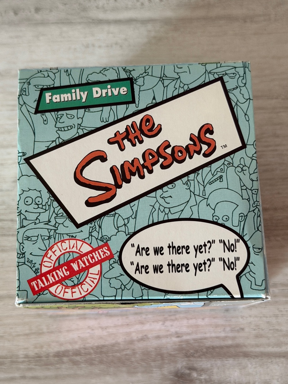 Original Burger King The Simpsons Family Drive Talking Watch 2002 (dead battery)